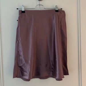 Vince purple slip midi skirt, size XS
